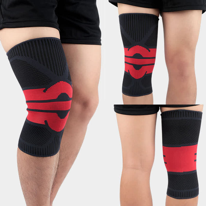 Plusock Knitted Breathable Sports Compression Knee Pads