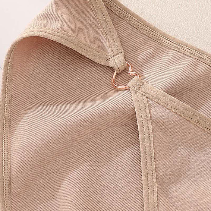 Plusock Low-rise Sexy Cotton Heart Hollow Out Brief(3 Packs)