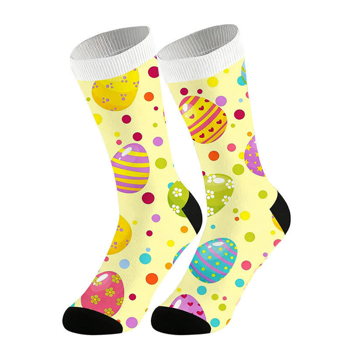 Plusock Pastel Easter Egg Quarter Socks - Yellow - EU36-44(US3-11) - image 5