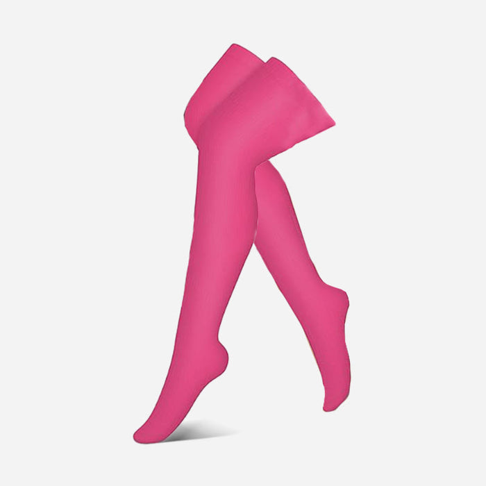 Plusock Pink Dots Series Thigh High Compression Socks(3 Pairs) - Rose - S/M - image 1