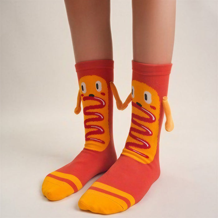 Plusock Playful Food Print Polycotton Quarter Socks(3 Pairs) - image 5