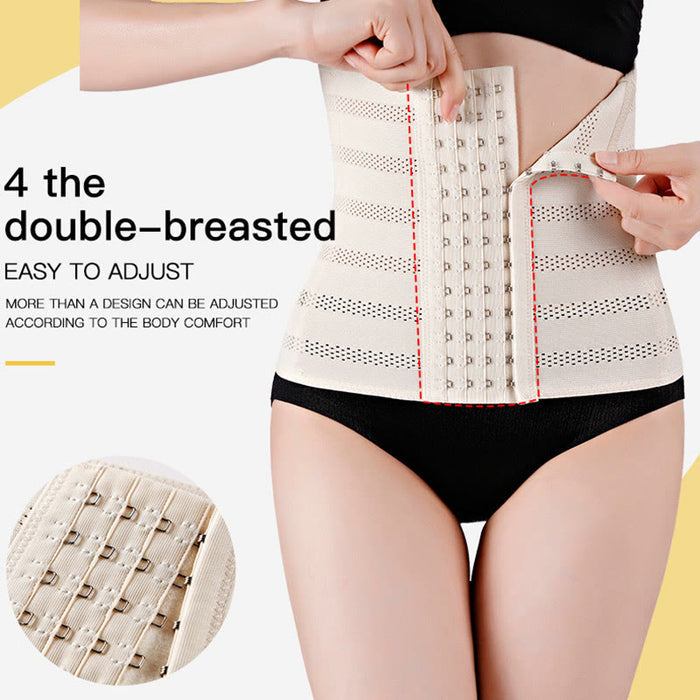 Plusock Plus Size 4 Rows Waist Corset(2 Packs)