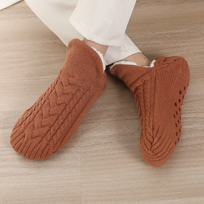 Plusock Plus Size Anti Slip Slipper Socks(2 Pairs)