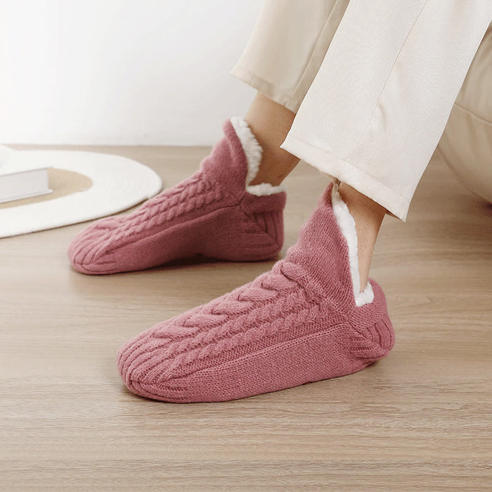 Plusock Plus Size Anti Slip Slipper Socks(2 Pairs)