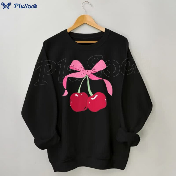 Plusock Plus Size Big Cherry Sweatshirt