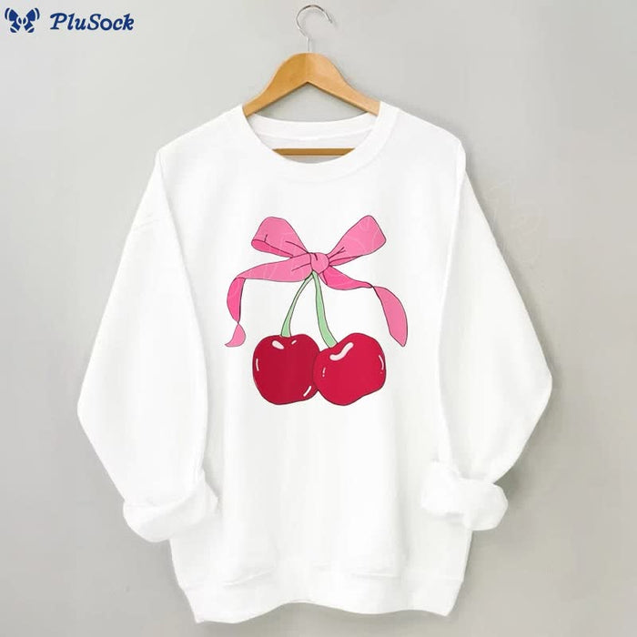 Plusock Plus Size Big Cherry Sweatshirt