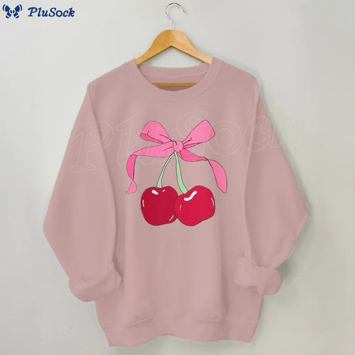 Plusock Plus Size Big Cherry Sweatshirt