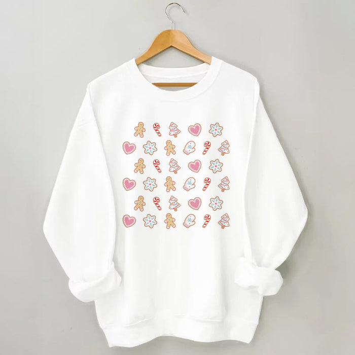 Plusock Plus Size Christmas Elements Sweatshirt