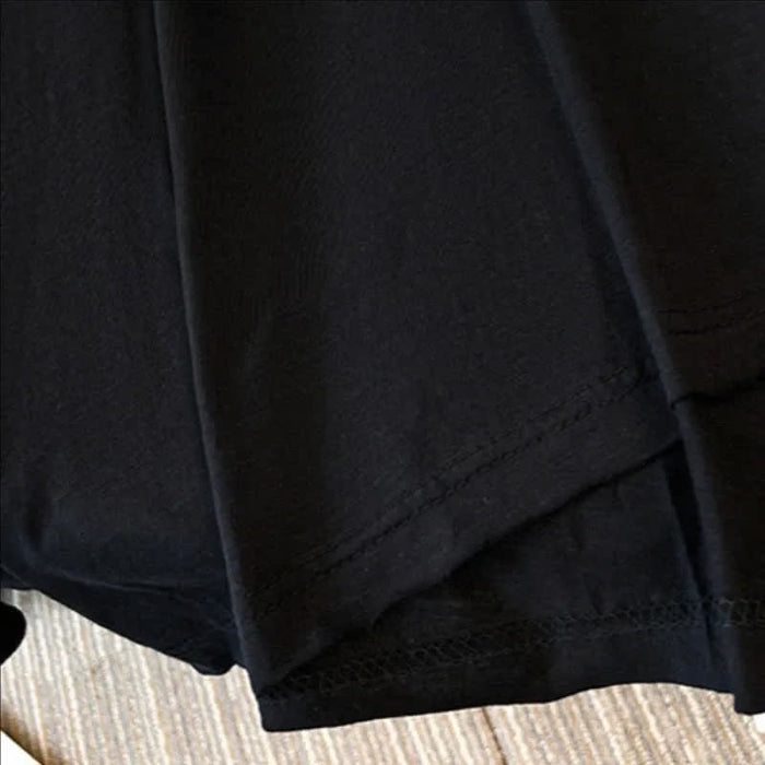 Plusock Plus Size Cotton Stretch Split Hem Tee - image 4