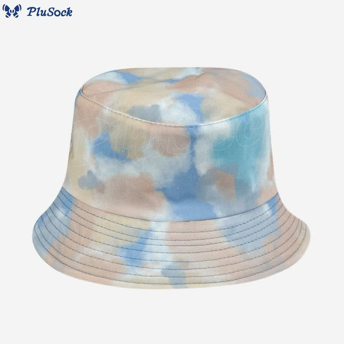 Plusock Plus Size Fashion Tie Dye Bucket Hat