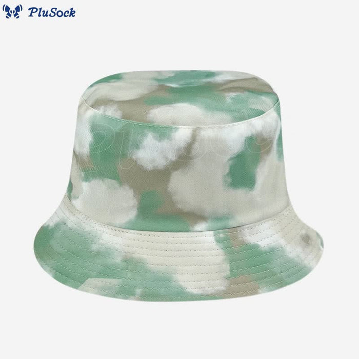 Plusock Plus Size Fashion Tie Dye Bucket Hat