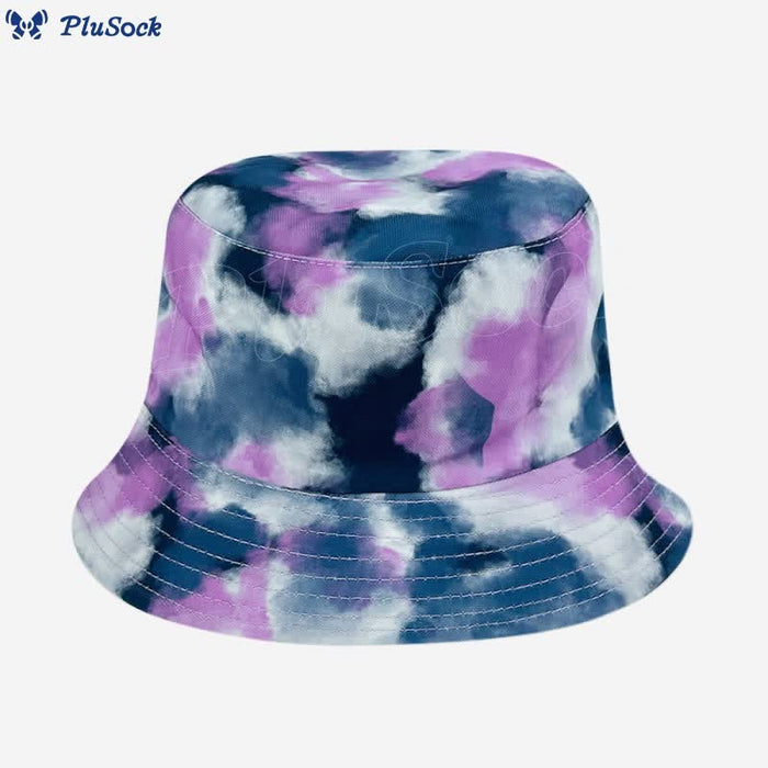 Plusock Plus Size Fashion Tie Dye Bucket Hat