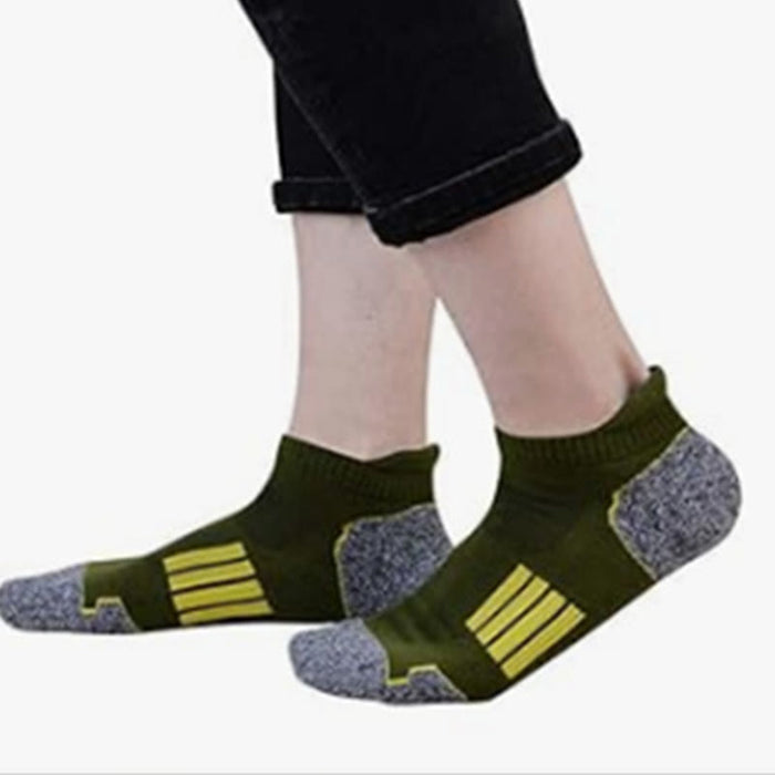 Plusock Plus Size Heel Tab Ankle Compression Socks(6 Pairs)