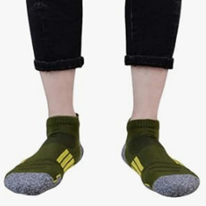 Plusock Plus Size Heel Tab Ankle Compression Socks(6 Pairs)