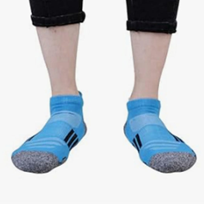 Plusock Plus Size Heel Tab Ankle Compression Socks(6 Pairs)