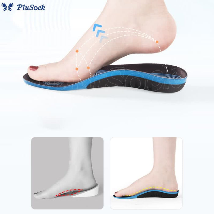 Plusock Plus Size Orthotic Comfort Shoe Insoles