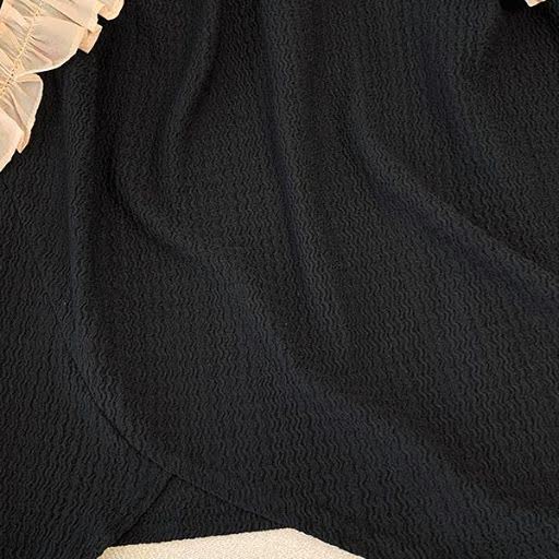Plusock Plus Size Ruffle Trim Asymmetric Top and Flowy Midi Skirt Set - image 3