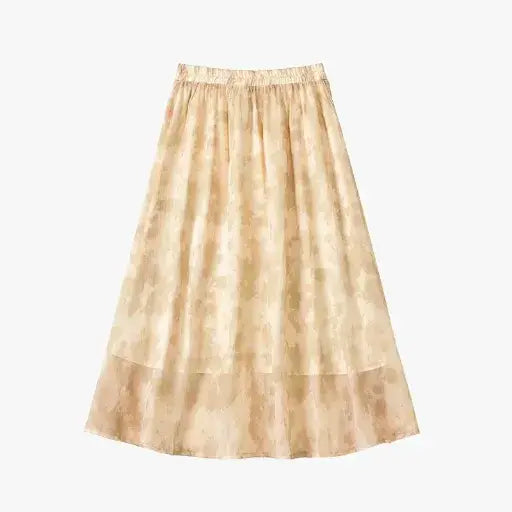 Plusock Plus Size Ruffle Trim Asymmetric Top and Flowy Midi Skirt Set - Midi Skirt - 6XL - image 7