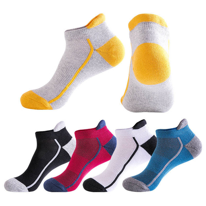 Plusock Plus Size Solid Ankle Compression Socks(5 Pairs)