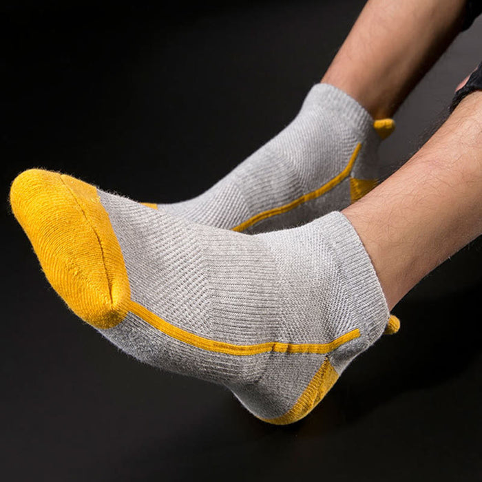Plusock Plus Size Solid Ankle Compression Socks(5 Pairs)