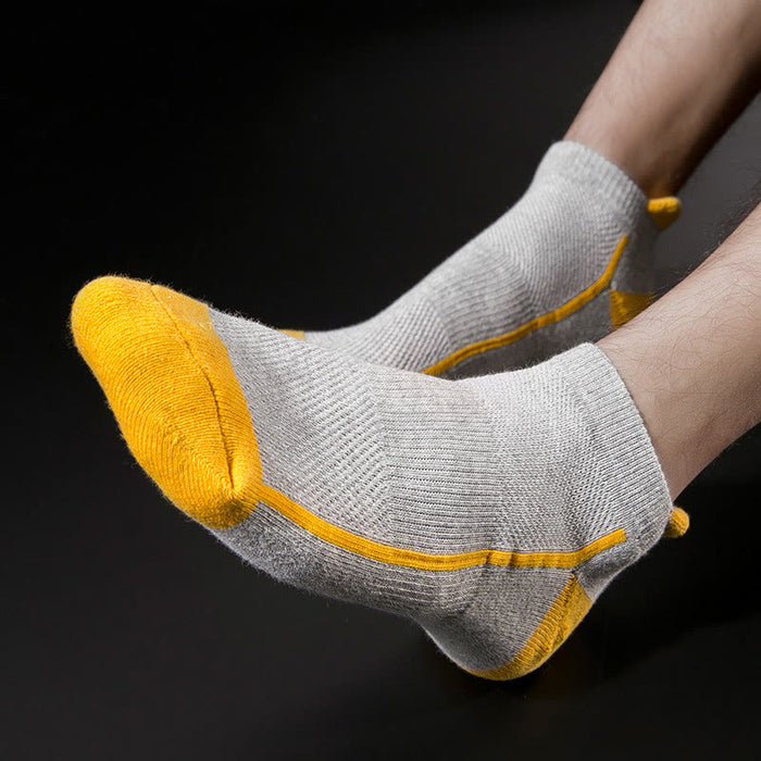 Plusock Plus Size Solid Ankle Compression Socks(5 Pairs)