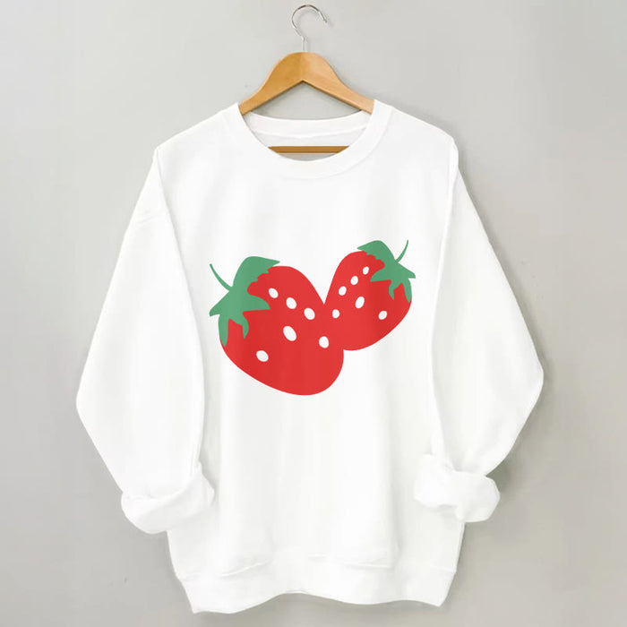 Plusock Plus Size Strawberry Sweatshirt