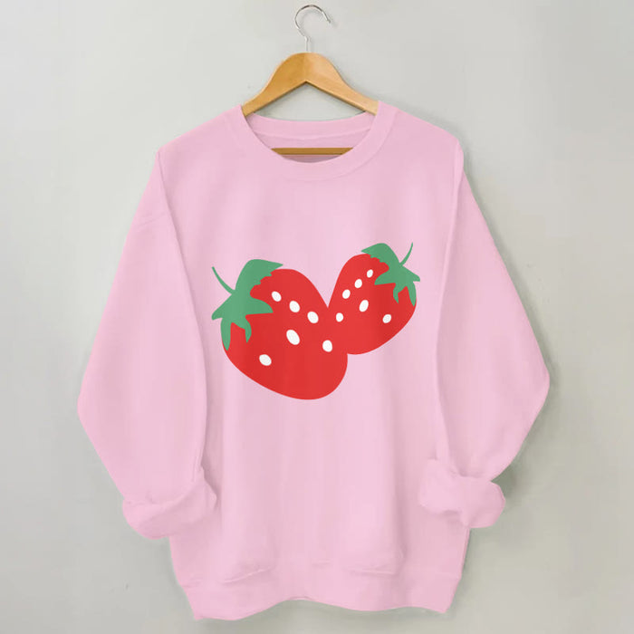 Plusock Plus Size Strawberry Sweatshirt