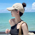 Plusock Ponytail Hole Sun Protection Baseball Cap