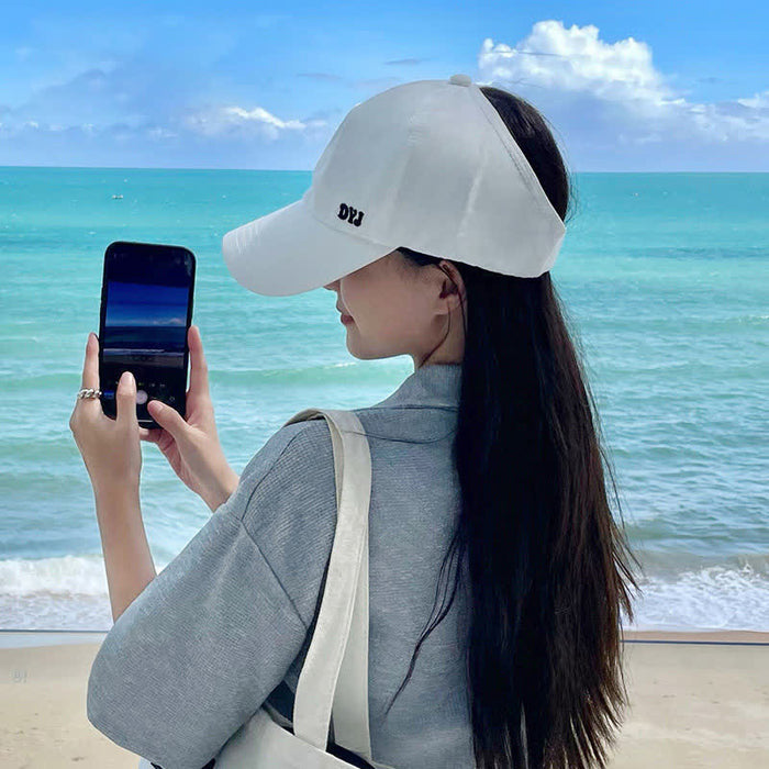 Plusock Ponytail Hole Sun Protection Baseball Cap
