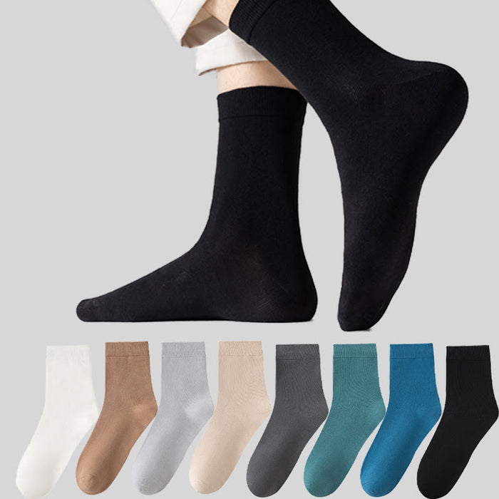 Plusock Skin Friendly Breathable Quarter Socks(8 Pairs)