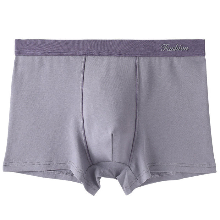 Plusock Solid Color Boxer Briefs - Grey - 6XL - image 3
