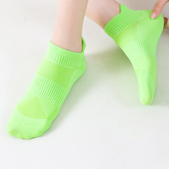 Plusock Solid Color Quick-drying Running Ankle Compression Socks(8 Pairs)
