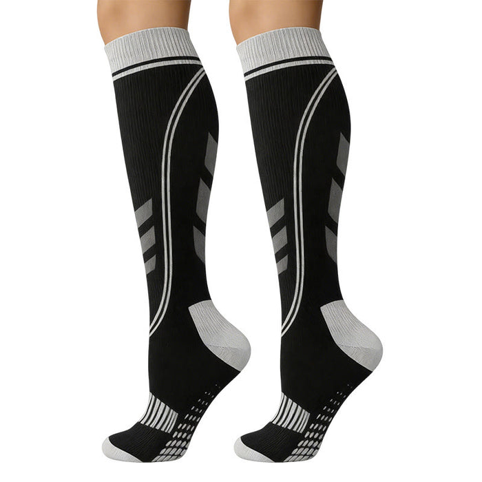 Plusock Support Sport Compression Socks(5 Pairs) - Black - S/M - image 6