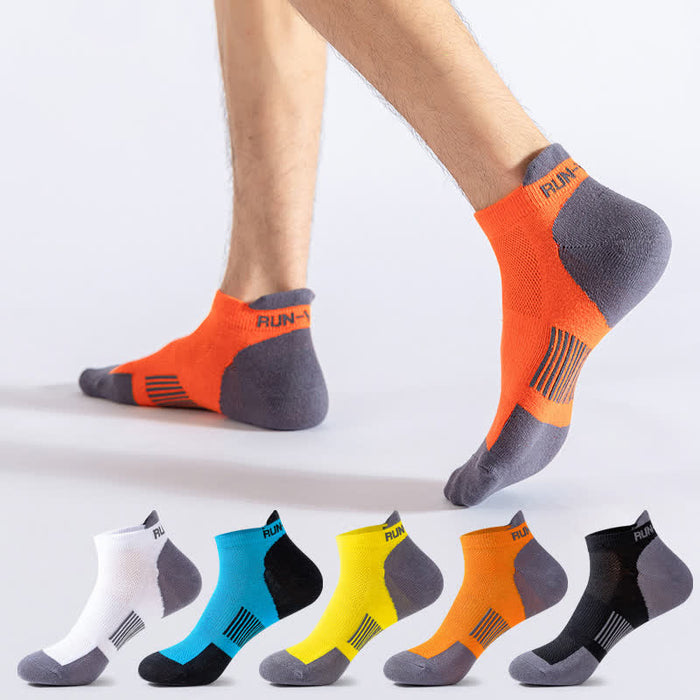 Plusock Sweat-wicking Breathable Sports Ankle Compression Socks(5 Pairs)