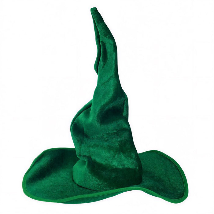 Plusock Twisted Velvet Witch Hat - Green - One Size - image 2