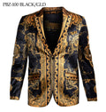 Prestige Black / Gold Royal Medusa Blazer - Dudes Boutique