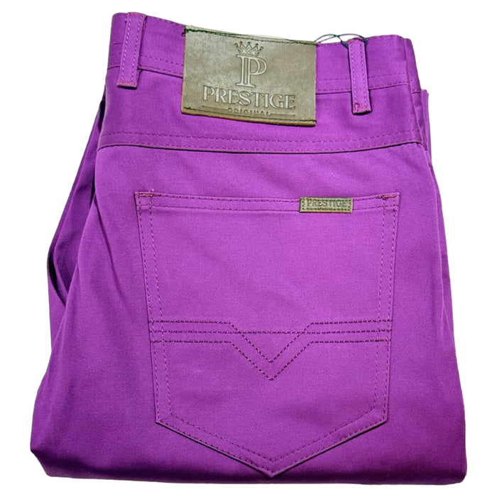 Prestige Purple High-End Pants - Dudes Boutique