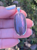 PURPLE rare Labradorite ~925 Sterling Silver ~ Amazing Story in Description