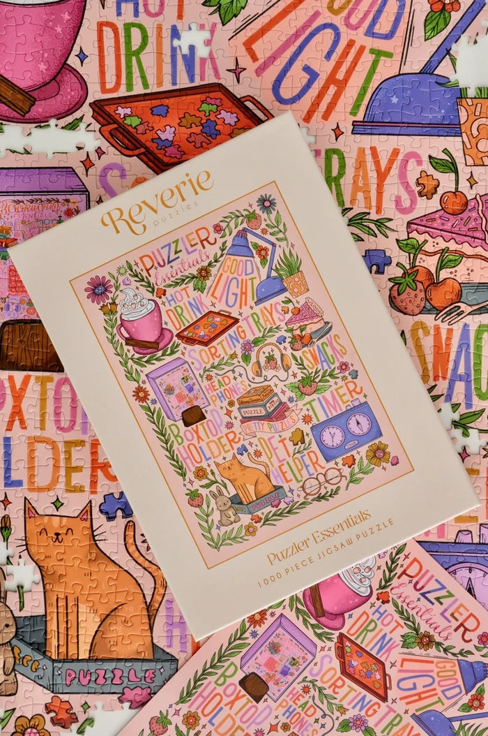 Puzzler Essentials luksuspuslespil 1000 brikker fra Reverie