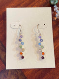 Rainbow Gemstone Drop Earrings