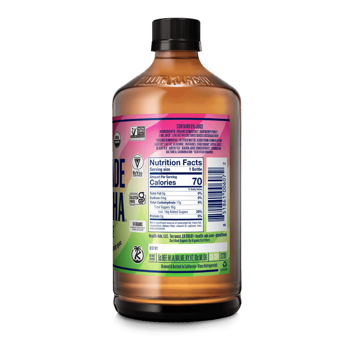 Raspberry Lime Kombucha Health-Ade
