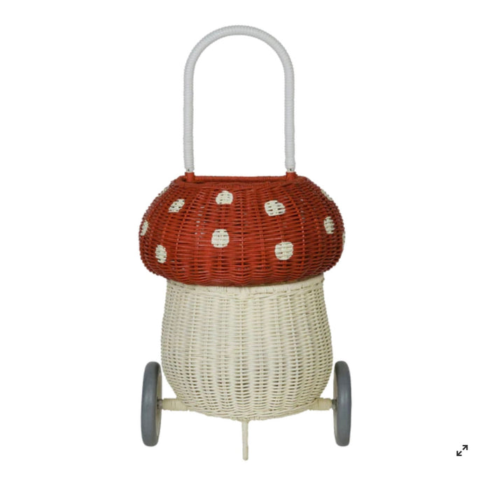 Rattan Mushroom Luggy – Olli Ella