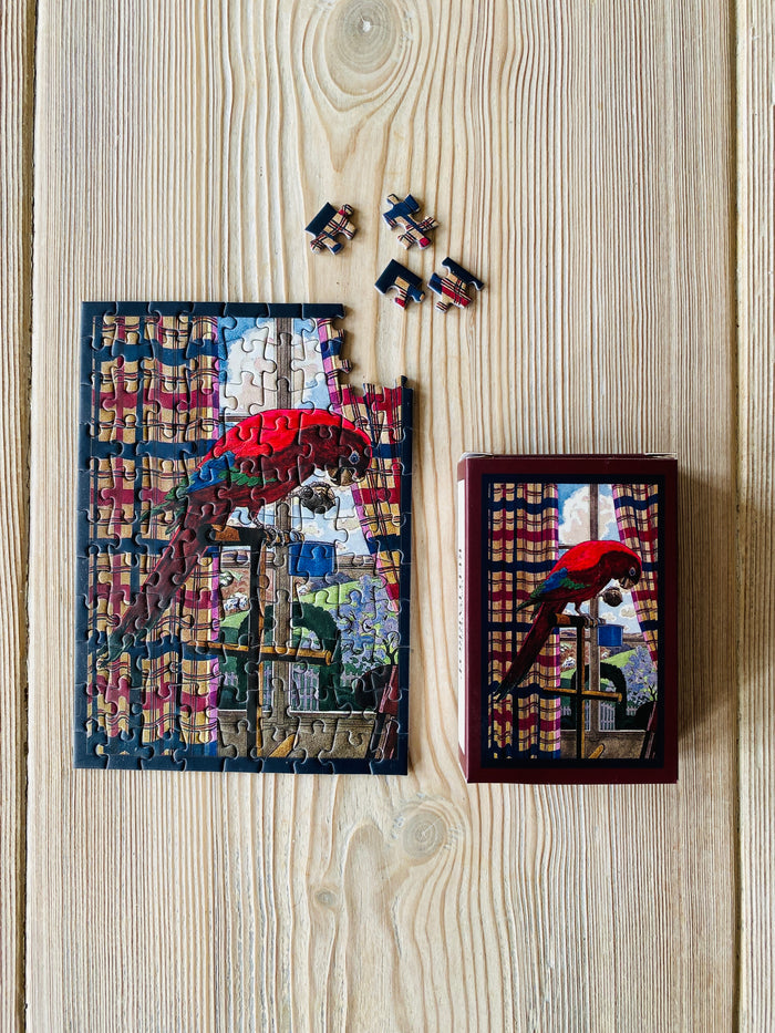 RED PARROT minipuslespil 99 brikker fra Penny Puzzle
