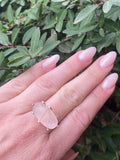 Ring Size 10 Rose Quartz