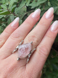 Ring Size 8 Rose Quartz