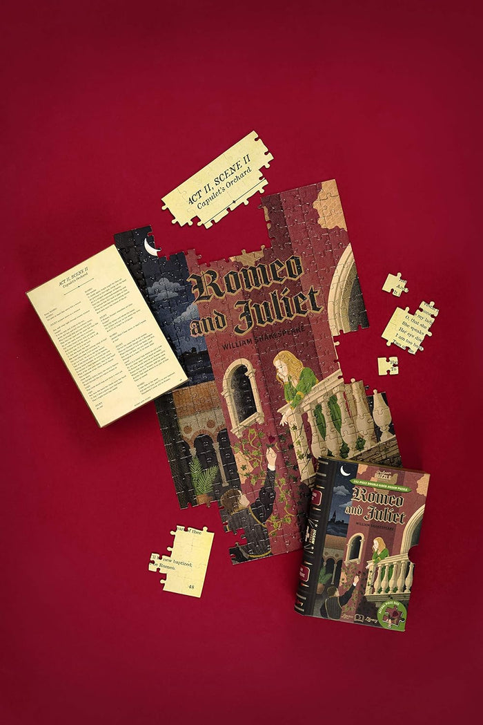 Romeo & Juliet 252 brikker bogpuslespil fra Professor Puzzle