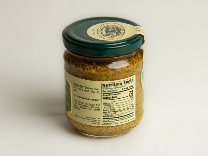 San Giuliano Green Olive Spread - Etto Pasta