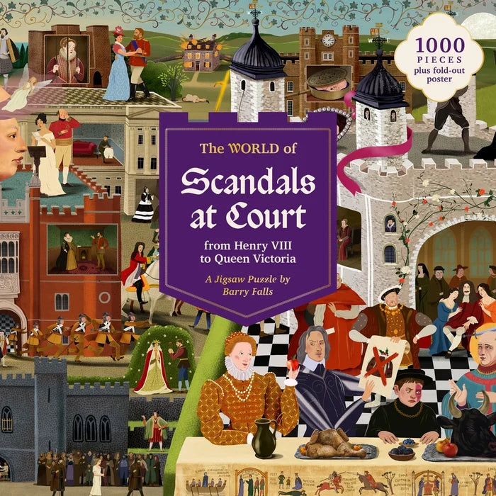Scandals at Court puslespil med 1000 brikker fra Laurence King