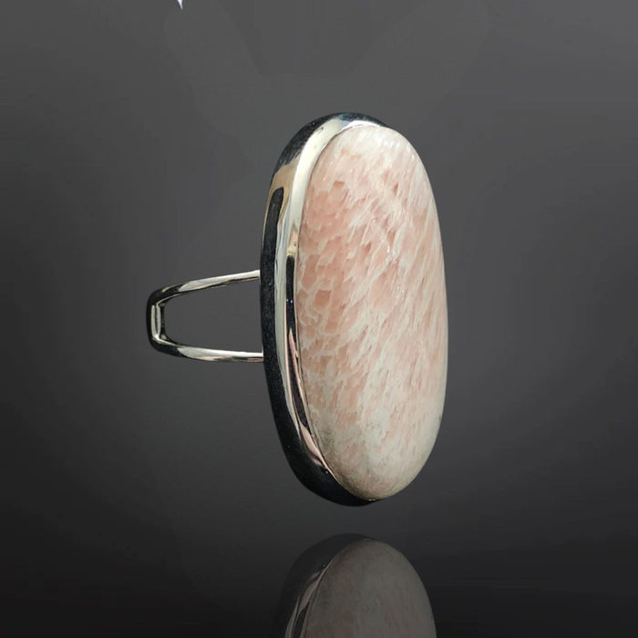 Scolecite Crystal Ring – Size 8 | Sterling Silver