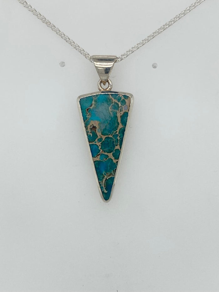 Sea Sediment Set in 925 Sterling Silver